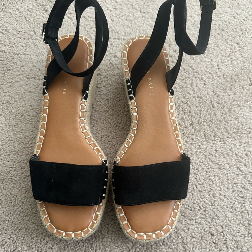 Black Espadrille Sandal by Kelly & Katie